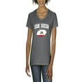 thumbnail image 1 of NIB - Women's T-Shirt V-Neck Short Sleeve - San Diego, 1 of 5