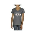thumbnail image 1 of NIB - Women's T-Shirt V-Neck Short Sleeve - Softball Mom, 1 of 5