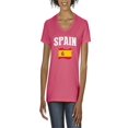thumbnail image 1 of NIB - Women's T-Shirt V-Neck Short Sleeve - Spain, 1 of 5
