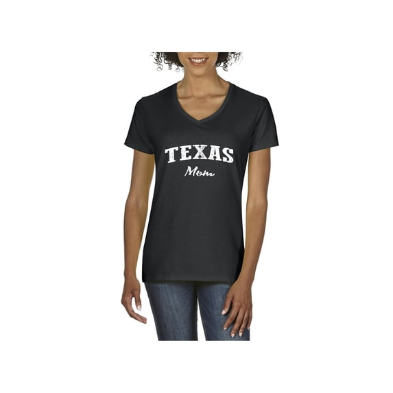 NIB - Women's T-Shirt V-Neck Short Sleeve - Texas Mom