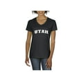 thumbnail image 1 of NIB - Women's T-Shirt V-Neck Short Sleeve - Utah, 1 of 5