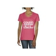 thumbnail image 1 of NIB - Women's T-Shirt V-Neck Short Sleeve, up to Women Size 3XL - Cousin Crew, 1 of 5