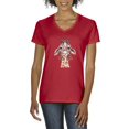 thumbnail image 1 of NIB - Women's T-Shirt V-Neck Short Sleeve - Giraffe, 1 of 5