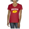 thumbnail image 1 of NIB - Women's T-Shirt V-Neck Short Sleeve, up to Women Size 3XL - New Mexico, 1 of 5
