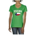 thumbnail image 1 of NIB - Women's T-Shirt V-Neck Short Sleeve - Texas Flag, 1 of 5