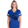 thumbnail image 1 of NIB - Womens Football Fine Jersey T-shirts - Brain Cancer, 1 of 5