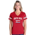 thumbnail image 1 of NIB - Womens Football Fine Jersey T-shirts - Costa Rica, 1 of 5