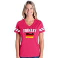 thumbnail image 1 of NIB - Womens Football Fine Jersey T-shirts - Germany Flag, 1 of 4