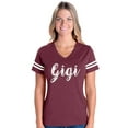 thumbnail image 1 of NIB - Womens Football Fine Jersey T-shirts - Gigi, 1 of 5