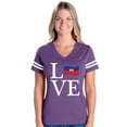 thumbnail image 1 of NIB - Womens Football Fine Jersey T-shirts - Haiti, 1 of 5