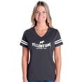 thumbnail image 1 of NIB - Womens Football Fine Jersey T-shirts - National Park Yellowstone, 1 of 5