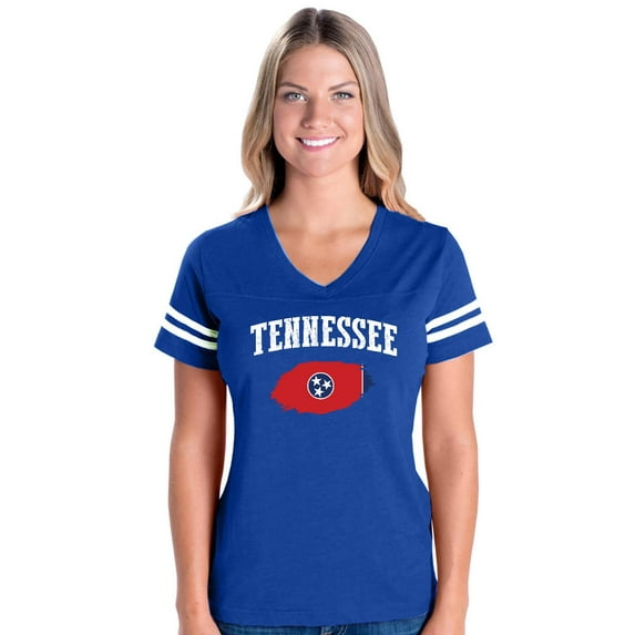 NIB - Womens Football Fine Jersey T-shirts - Tennessee Nashville