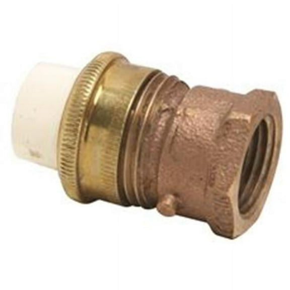 NIBCO 290823 CPVC Socket Transition Fitting with Female Thread, 0.5 in.