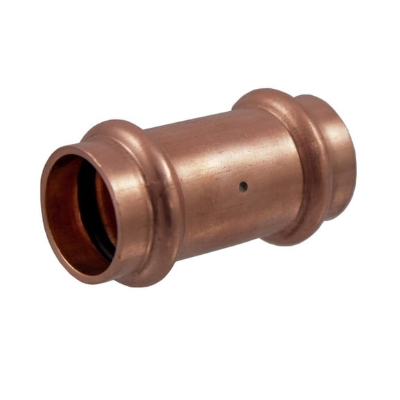 NIBCO Copper Coupling with Stop - Press Fitting - 10-Pack, 3/4 In. x 3/4 In.