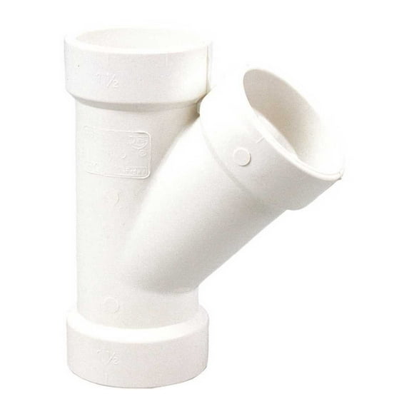 NIBCO C4810HD22112 COPY 0 2 in. x 2 in. x 1-1/2 in. PVC DWV All Hub Wye