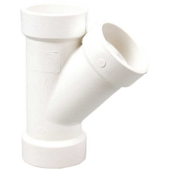 NIBCO C4810HD33112 3 in. x 3 in. x 1-1/2 in. PVC Hub x Hub x Hub Wye Fitting
