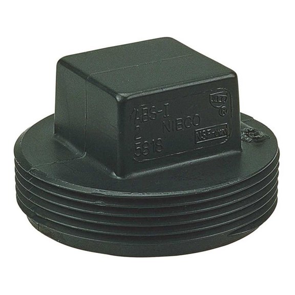NIBCO C5818HD3 3 in. ABS DWV MPT Cleanout Plug