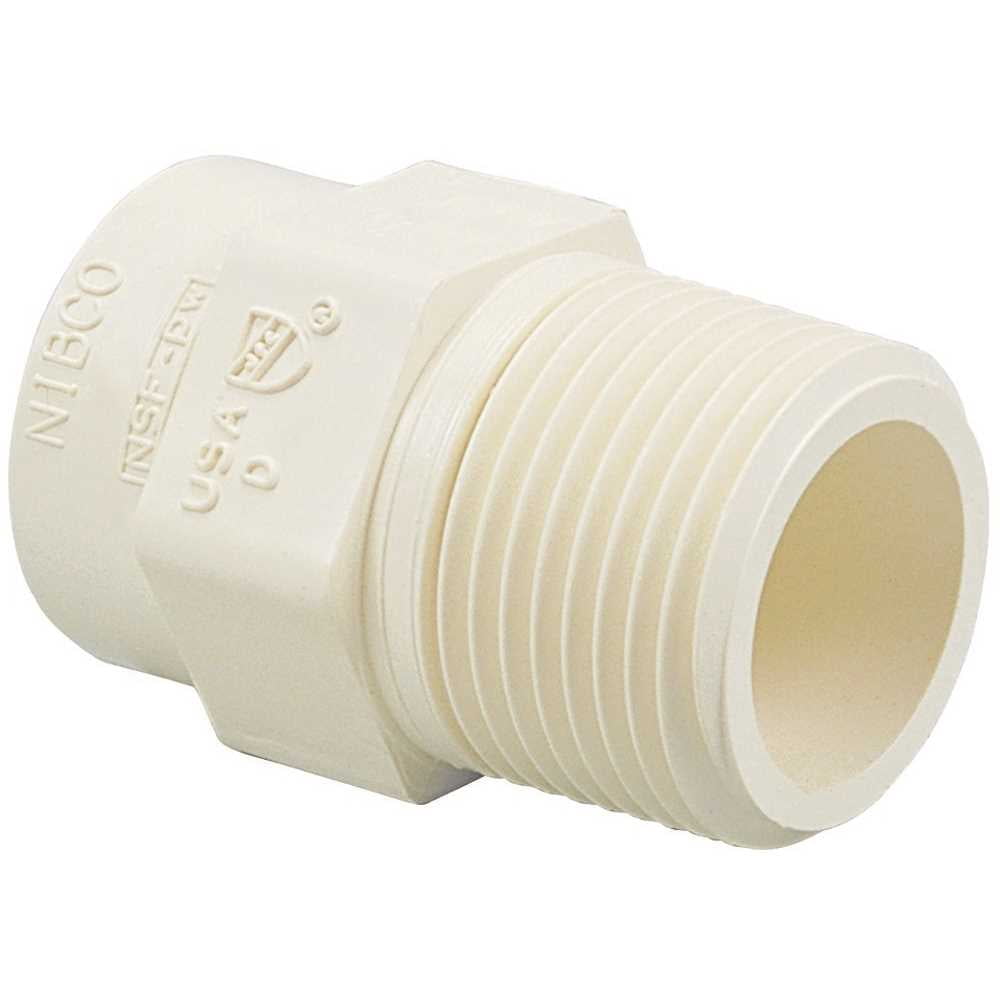 Pvc Cts NIBCO I4704112 1-1/2 in. CPVC CTS Slip x MIPT Adapter Fitting - Walmart.com