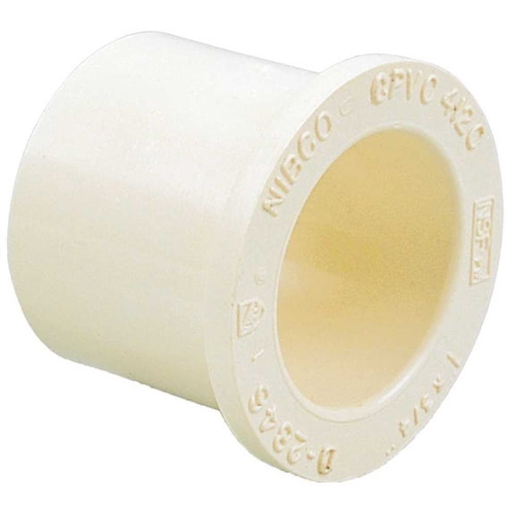 NIBCO I47182114 2 in. x 1-1/4 in. CPVC CTS Spigot x Slip Reducing Bushing Fitting