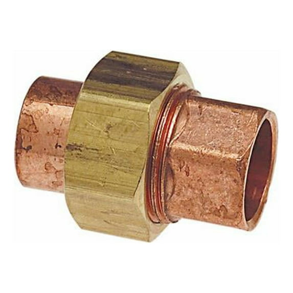 NIBCO I633W1 1 in. Copper Pressure C x C Union Fitting