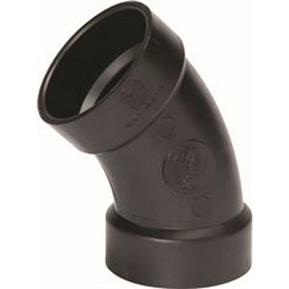 Dwv Abs 1/8 Bend Elbow 1-1/2 In.