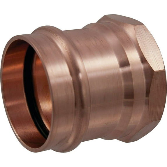 Nibco 9024750PCU 1/2 x 3/4 In. Press by Female Copper Pipe Adapter - Quantity 1