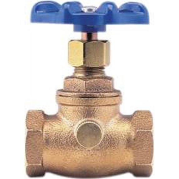 NIBCO STRAIGHT PATTERN STOP & WASTE VALVE C X C 1/2 IN., LEAD FREE per 4 Each