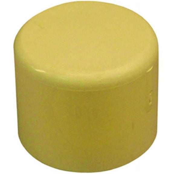 NIBCO T00210D CPVC Pipe Fitting, Cap, 0.5 in. Slip