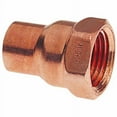 thumbnail image 1 of NIBCO W01080D Pipe Adapter 3/4" Copper X 1" D FPT Copper, 1 of 3