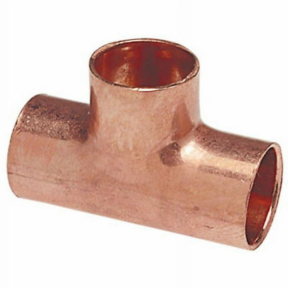 NIBCO W01753T Tee 1" Sweat X 3/4" D Sweat Copper