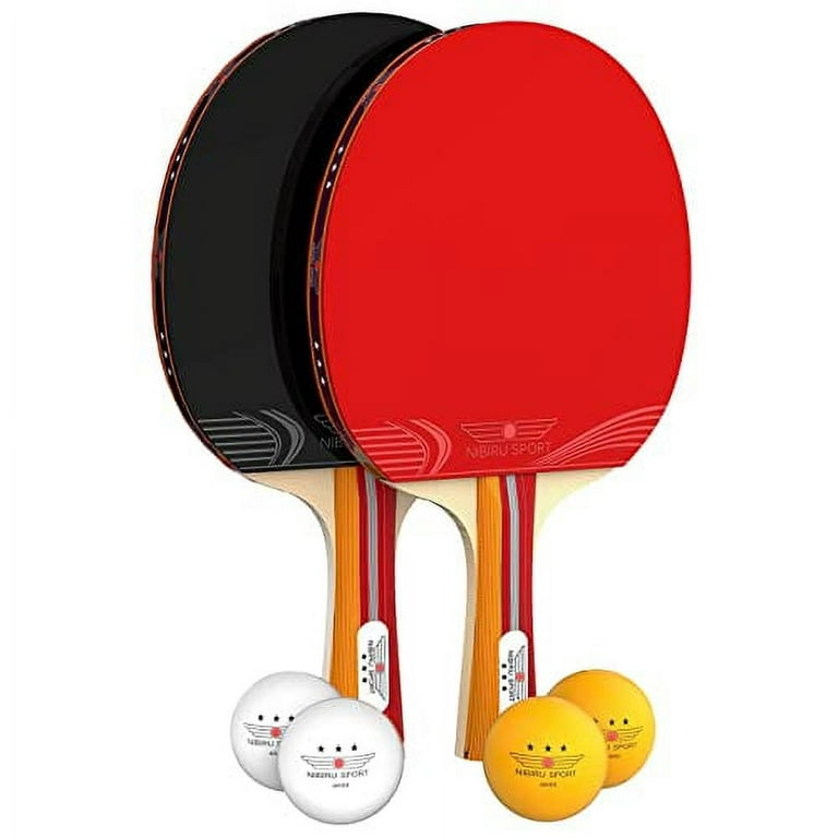  PRO-SPIN Ping Pong Paddles - High-Performance 2-Player Set  with Premium Table Tennis Rackets, 3-Star Ping Pong Balls, Compact Storage  Case