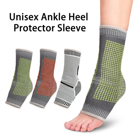 NIBOLOG 1 Pair Ankle Brace Non-slip High Elasticity Breathable Ergonomics 3D Knitting Ankle Support Graphene Self-heating Ankle Protector Sports Supplies