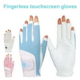 thumbnail image 1 of NIBOLOG 1 Pair Golf Gloves Anti slip Silicone Sweat absorbing Breathable Men Women Left Right Hand Outdoor Sports Gloves Golf Accessories, 1 of 8
