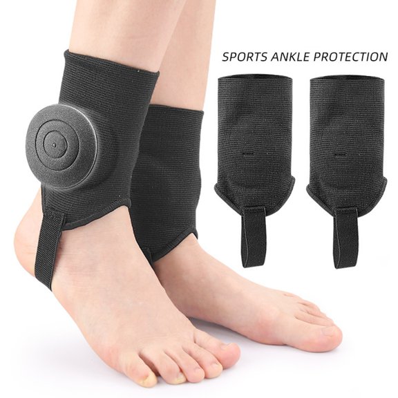 NIBOLOG 1 Pair Soccer Ankle Guards Protector Breathable High Elastic Shockproof Friendly to Skin Sports Ankle Support Braces