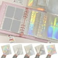 thumbnail image 1 of NIBOLOG 10 Sheets Loose Leaf A5 Transparent Waterproof Photocard Binder Sleeves Idol Photo Card Holder Photocards Album Storage Bag Loose Leaf Photo Sleeves, 1 of 8