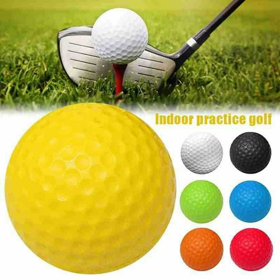 NIBOLOG 12Pcs Realistic Dimple Golf Balls Long Lasting Improve Accuracy Never Lose Practice Balls for Indoor Outdoor