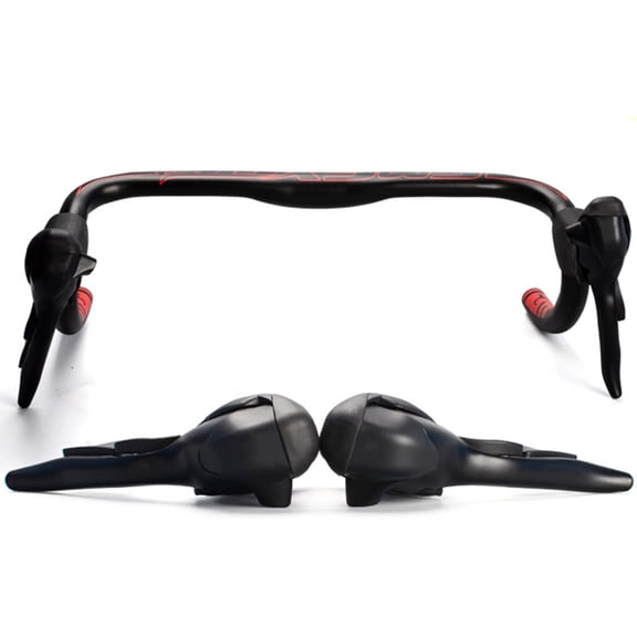 NIBOLOG 1Pair Professional Thumb Gear Shifter 7/8/9/10 Speed Governor Brake Rotation Set for Road Bikes