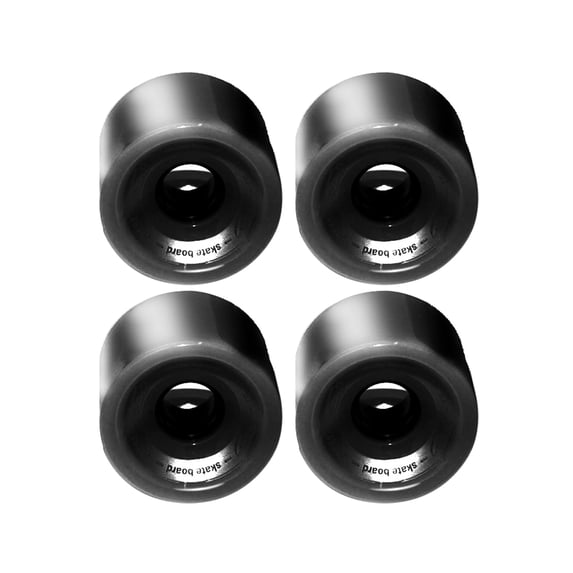 NIBOLOG 1Pc/4Pcs Polyurethane Skate Wheels Universal High-elastic High Strength Roller Skate Wheels for Outdoor
