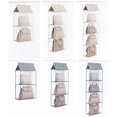 thumbnail image 1 of NIBOLOG 2/3/4-Layer Dust-proof Wardrobe Storage Bags Foldable Hanging Holder Organizer, 1 of 7