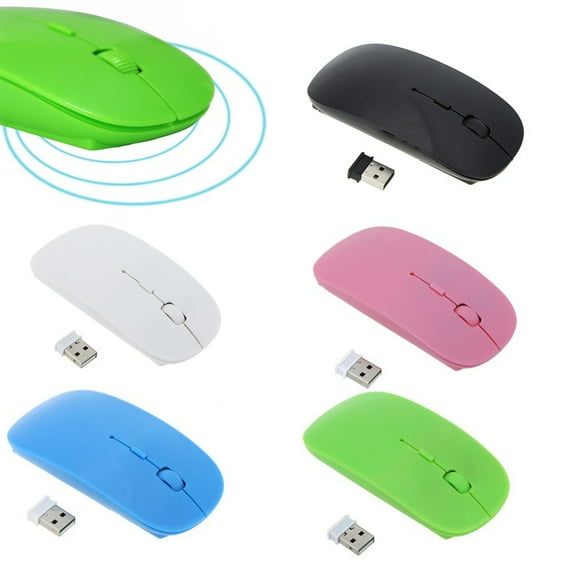 NIBOLOG 2.4G Ergonomic Wireless Gaming Mouse with USB Receiver for PC Laptop Computer