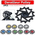 thumbnail image 1 of NIBOLOG 2Pcs 12T Bike Rear Derailleur Guide Pulley Wheel for Sram XX1 X01 Shimano, 1 of 7
