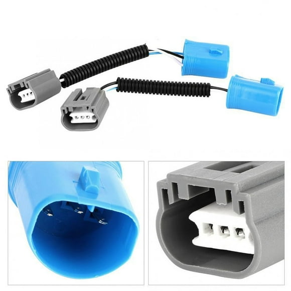 Oracle Jeep Wrangler H4 Headlight Wiring Adapters; Plug-N-Play