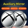 thumbnail image 1 of NIBOLOG 2Pcs Auxiliary Mirror Set - Wide Angle View Parking Helper Adjustable Car Rear View Convex Blind Spot Mirror for Car, 1 of 8