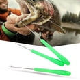 thumbnail image 1 of NIBOLOG 3 Pcs/Set Bait Needle Set Simple to Use Strong And Sturdy Portable Wear-resistant Small Size Wear Bait High Carbon Steel Durable Anti-rust Lure Needle Set for Outdoor Fishing, 1 of 8