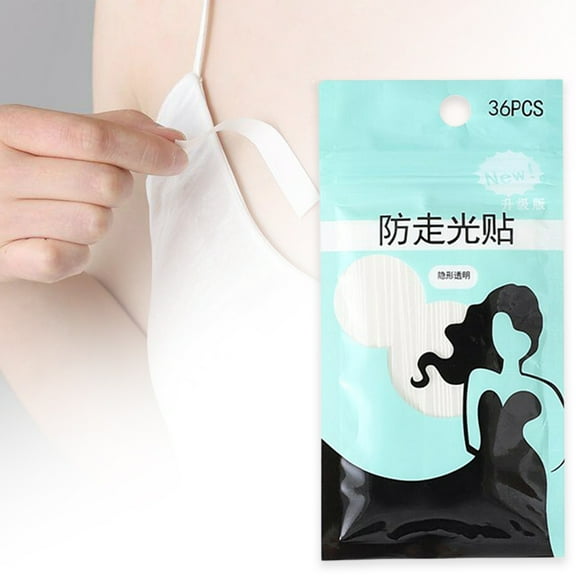 NIBOLOG 36Pcs Beauty Tape Invisible Breathable Anti-tearing Clothing Dress Wedding Prom Chest Tape for Party