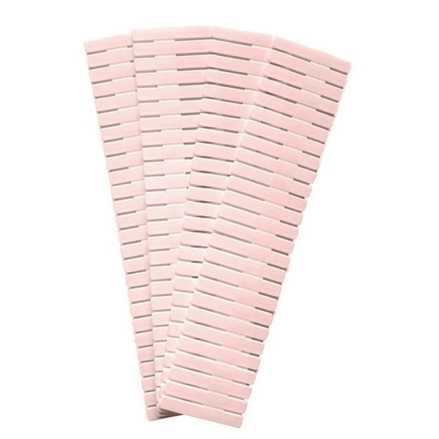 NIBOLOG 4Pcs DIY Plastic Drawer Separator Divider Partition Storage Organizer Clapboard