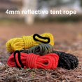 thumbnail image 1 of NIBOLOG 4Pcs/Set 3.5m High Density Strong Toughness Canopy Connecting Rope with Fixing Buckle Camping Tent Reflective Rope for Hiking, 1 of 8