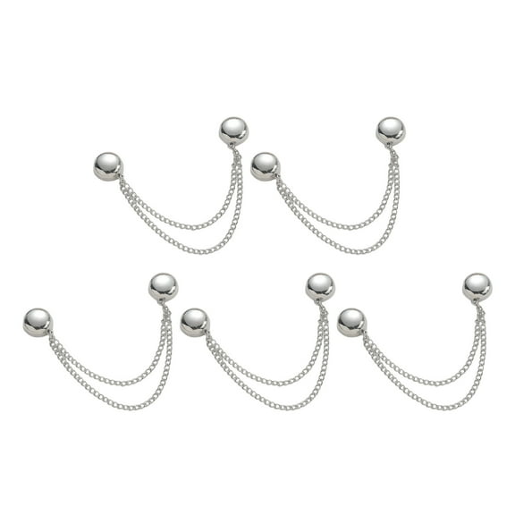 NIBOLOG 5 Pcs Magnetic Clothing Clips - Trouser Hem Magnets Buckle, Garment Fasteners