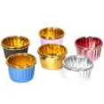 thumbnail image 1 of NIBOLOG 50Pcs Disposable Baking Cupcake Cake Liner Wrappers Cup Muffin Dessert Holder, 1 of 7