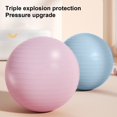 thumbnail image 1 of NIBOLOG 55/65/75CM Yoga Ball with Air Pump Anti-slip Physical Therapy PVC Fitness Balance Ball Pregnancy Birthing Ball Kids Adults Home Gym Workout Stability Ball, 1 of 8
